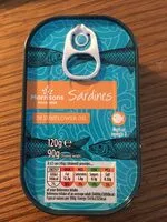 Mängden socker i Sardines in sunflower oil