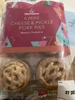 Mängden socker i Mini cheese & pickle pork pie