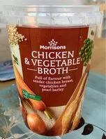 Mängden socker i Chicken & Vegetable broth