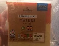 Mängden socker i Reduced fat mature cheese