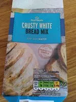 Mängden socker i Crusty white bread mix