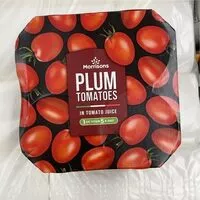 Mängden socker i Plum tomatoes