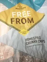 Mängden socker i Gluten free homestylye chunky chips