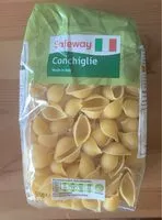 Mängden socker i Conchiglie