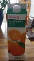 Mängden socker i Orange Juice With Bits From Concentrate