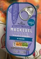 Mängden socker i Mackerel Fillets