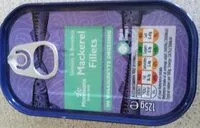 Mängden socker i Mackerel fillets