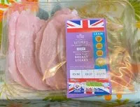 Mängden socker i Thin Cut British Turkey Breast Steaks