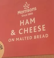 Mängden socker i Ham and cheese sandwich (brown bread)