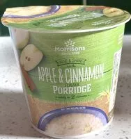 Mängden socker i Apple and cinnamon porridge