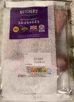 Mängden socker i British turkey sausages