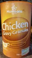 Mängden socker i Chicken gravy granulles