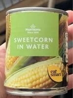 Mängden socker i Sweetcorn in water