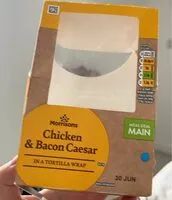 Mängden socker i Chicken ceasar wrap