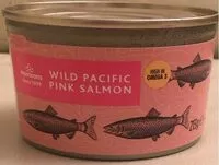 Mängden socker i Wild pacific pink salmon