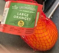 Mängden socker i Large Oranges