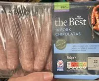 Mängden socker i Pork Chipolatas