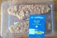 Mängden socker i Breaded Cod