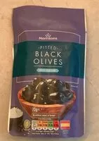 Mängden socker i Black Olives Pitted with sea salt