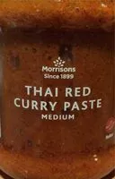 Mängden socker i Thai ted curry paste
