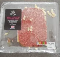 Mängden socker i West Country Corned beef