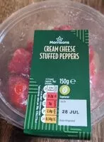 Mängden socker i Cream cheese stuffed peppers