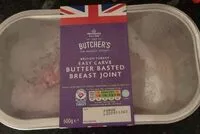 Mängden socker i Butter basted turkey breast joint