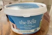 Mängden socker i Fat free authentic Greek yoghurt