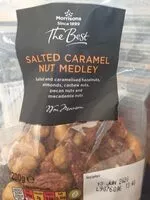 Mängden socker i Salted caramel nut medley
