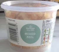 Mängden socker i Mixed peel