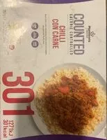 Mängden socker i Counted chilli con carne