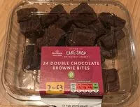 Mängden socker i Diuble chocolate brownie bites