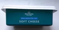 Mängden socker i Soft cheese 50% reduced