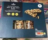 Mängden socker i Nuts & sea salt bars