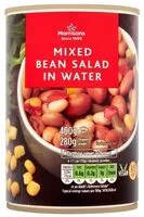 Mängden socker i mixed bean salad