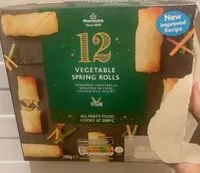 Mängden socker i vegetable spring rolls