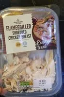 Mängden socker i Flame grilled shredded chicken breast
