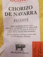 Mängden socker i Chorizo de Navarra picante