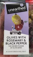 Mängden socker i Olives with rosemary and black pepper