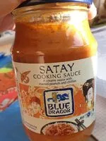 Mängden socker i 385G Sauce Satay Cacahuetes Blue Dragon