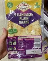 Mängden socker i 2 flame baked plain naans