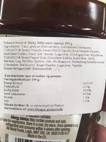 Mängden socker i Sweet Sticky Barbecue Sauce