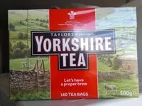 Mängden socker i Yorkshire Tea