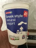 Mängden socker i Greek style natural yogurt