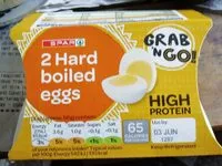 Mängden socker i 2 hard boiled eggs