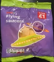 Mängden socker i Flying saucers