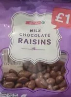 Mängden socker i Milk Chocolate Raisins