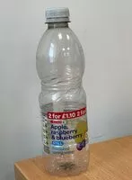 Mängden socker i Apple raspberry and blueberry still flavoured sping water
