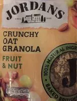 Mängden socker i Crunchy Oat Granola Fruit & Nut