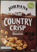 Mängden socker i Jordans Country Crisp Chocolate